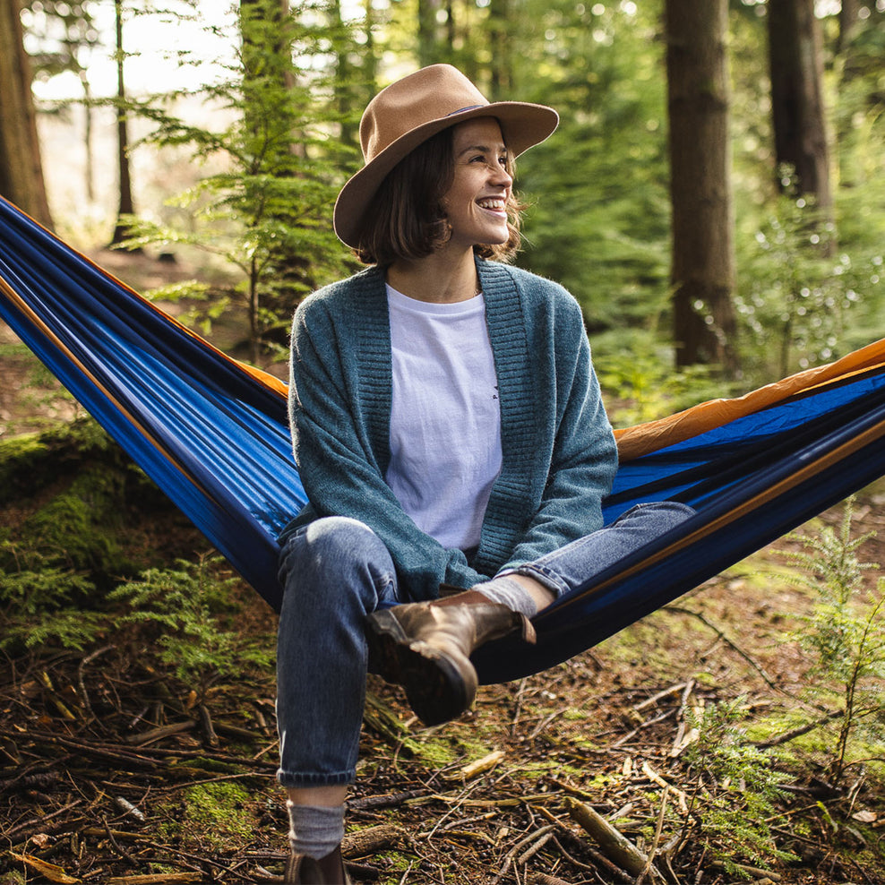 Passenger West Coast Cardigan Blue Coral
