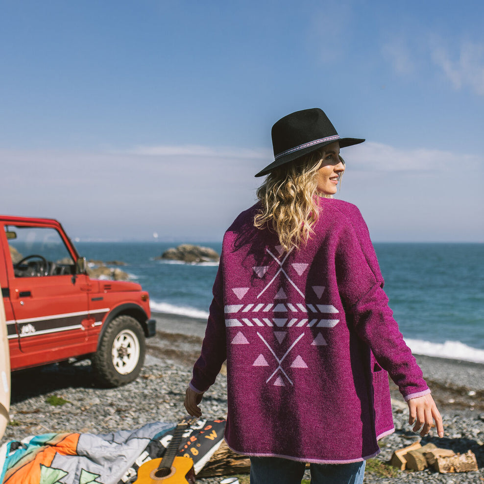 Passenger West Coast Cardigan Orchid