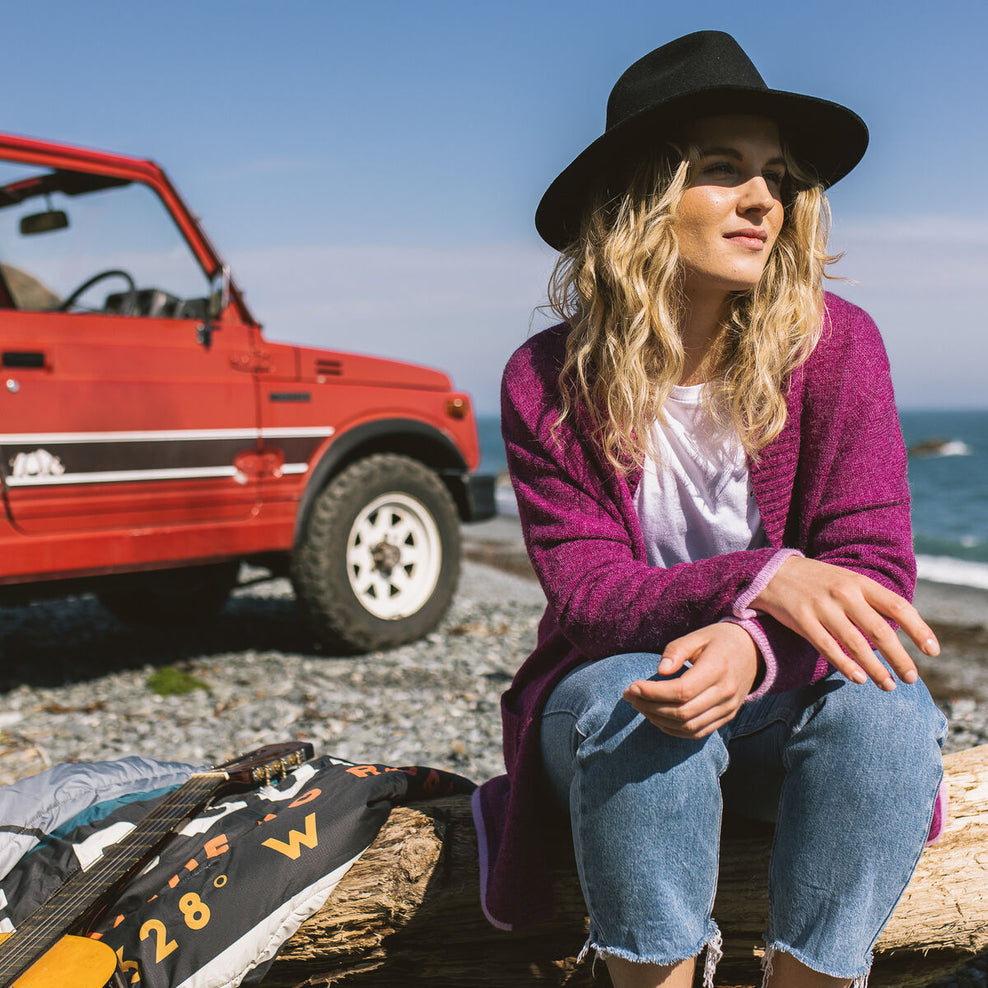 Passenger West Coast Cardigan Orchid