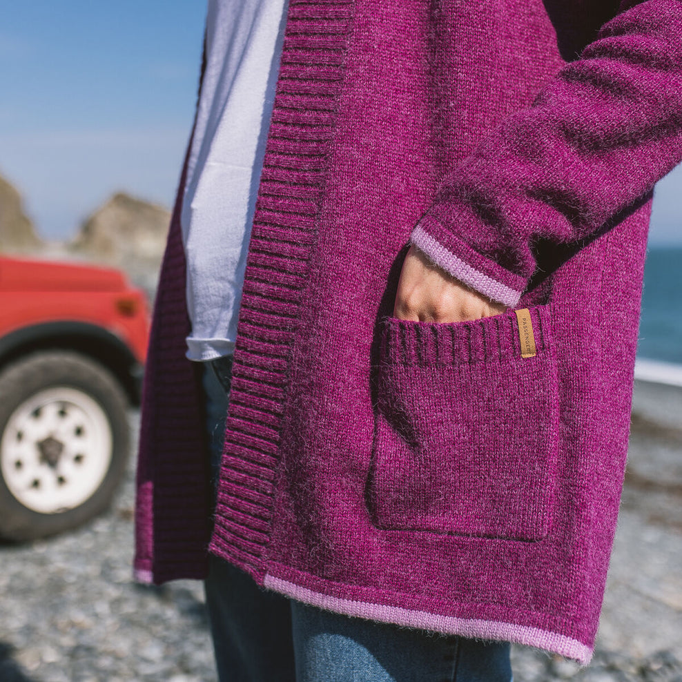 Passenger West Coast Cardigan Orchid