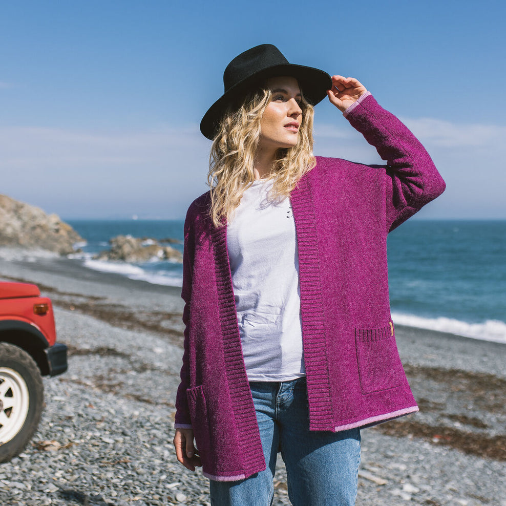 Passenger West Coast Cardigan Orchid
