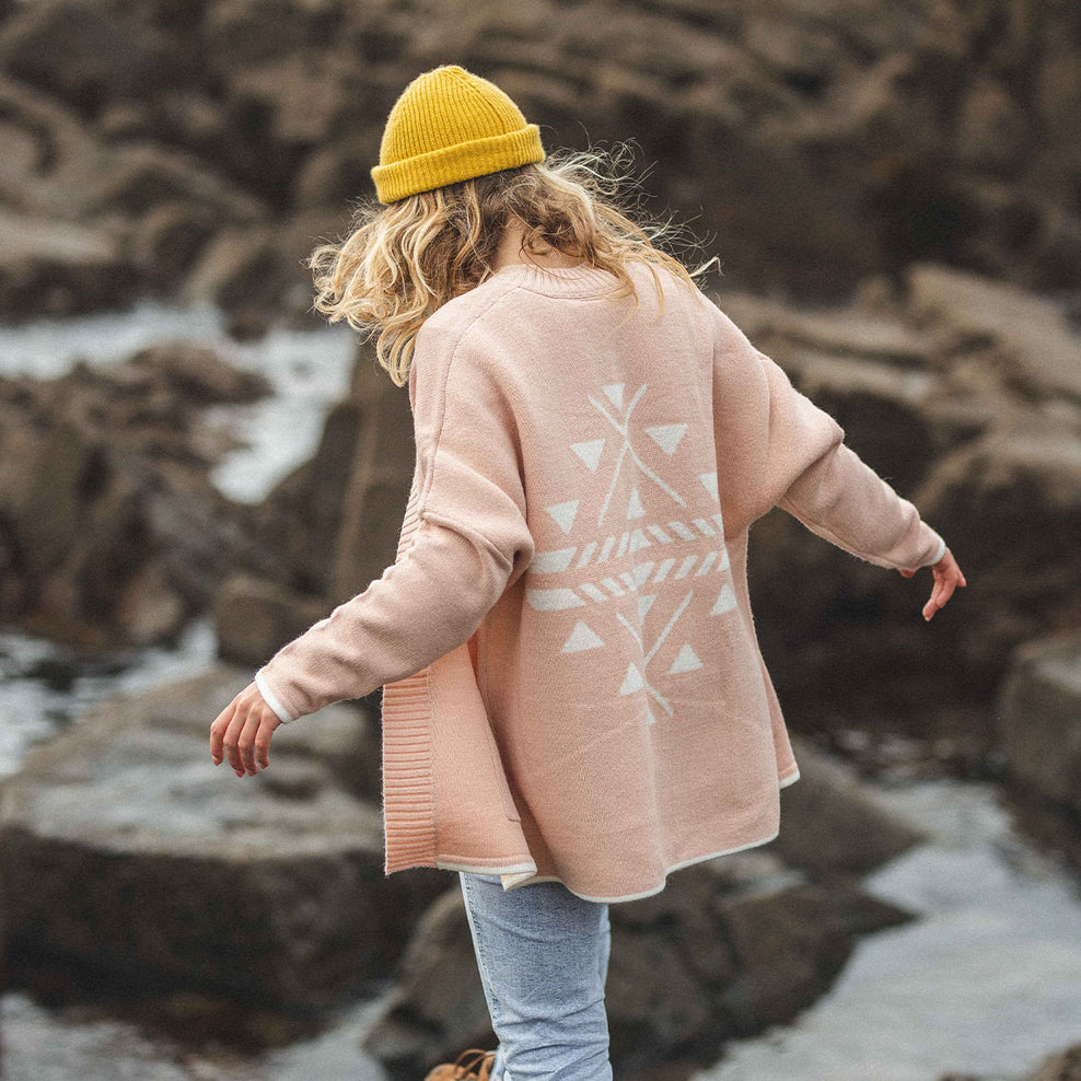 Passenger West Coast Cardigan Peachy Pink
