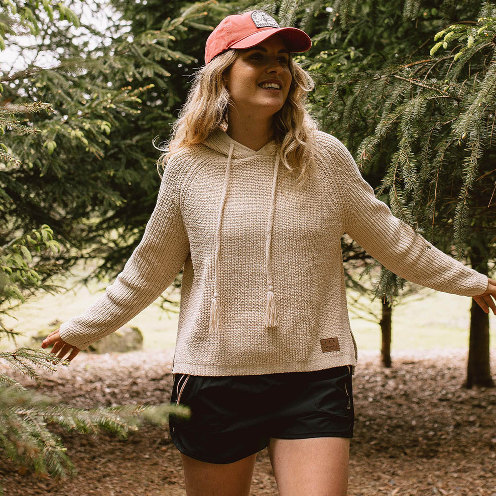 Passenger Wandering Knitted Jumper Off White