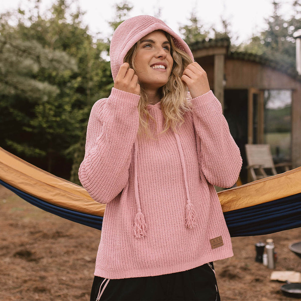 Passenger Wandering Knitted Jumper Peachy Pink