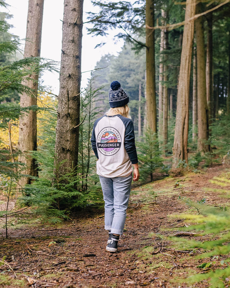 Passenger Wilds Recycled Cotton Oversized Ls T-Shirt Deep Navy