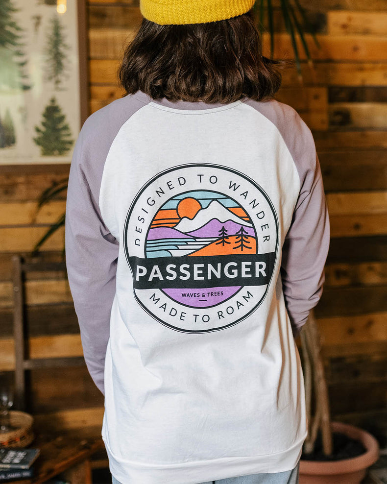 Passenger Wilds Recycled Cotton Oversized Ls T-Shirt Dusty Lilac