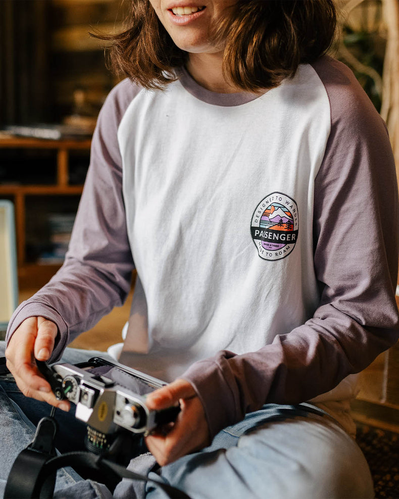 Passenger Wilds Recycled Cotton Oversized Ls T-Shirt Dusty Lilac