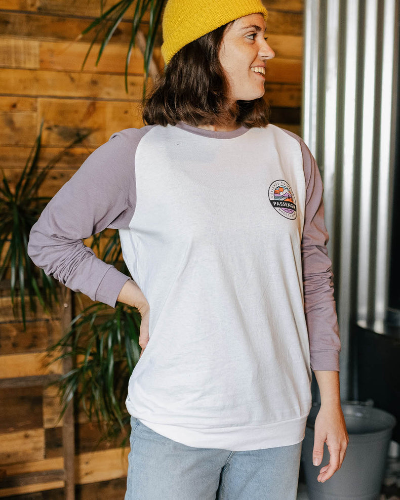 Passenger Wilds Recycled Cotton Oversized Ls T-Shirt Dusty Lilac