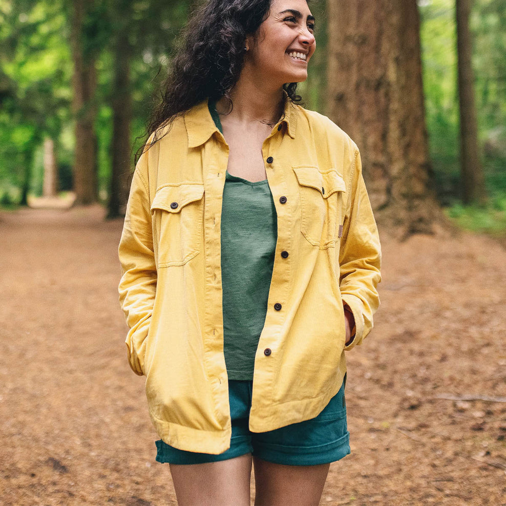 Passenger Ray Recycled Cord Ls Shirt Jojoba