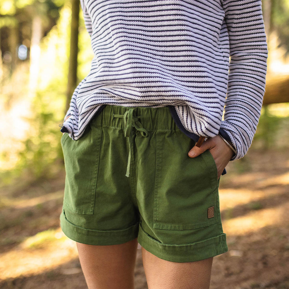 Passenger Carriso Organic Cotton Shorts Vineyard Green