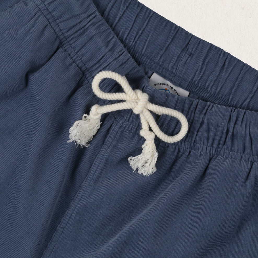 Passenger Santosa Recycled Cord Shorts Blue Glass