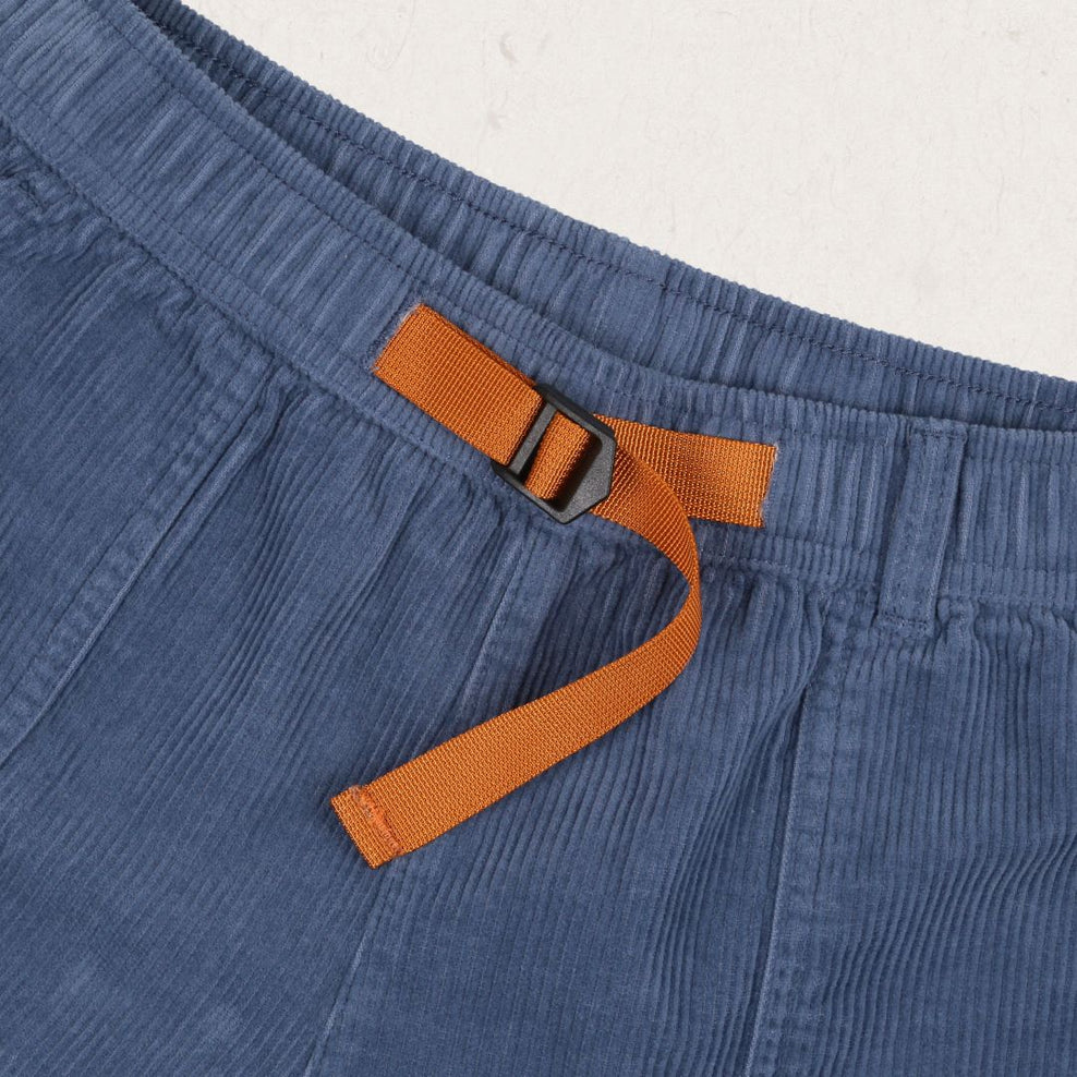 Passenger Del Sur Recycled Cord Shorts Stone Blue