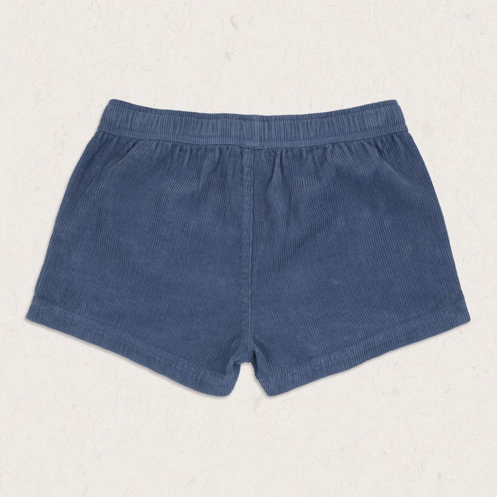 Passenger Del Sur Recycled Cord Shorts Stone Blue