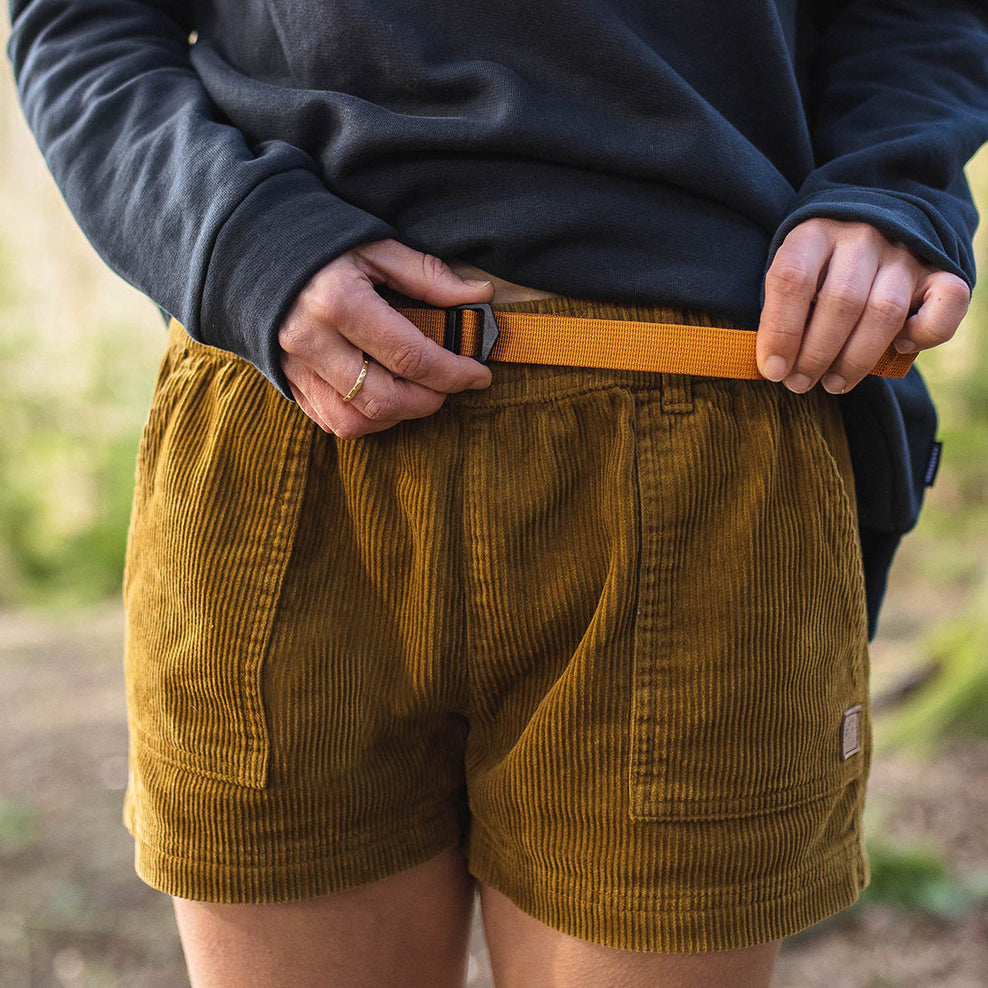 Passenger Del Sur Recycled Cord Shorts Tapenade