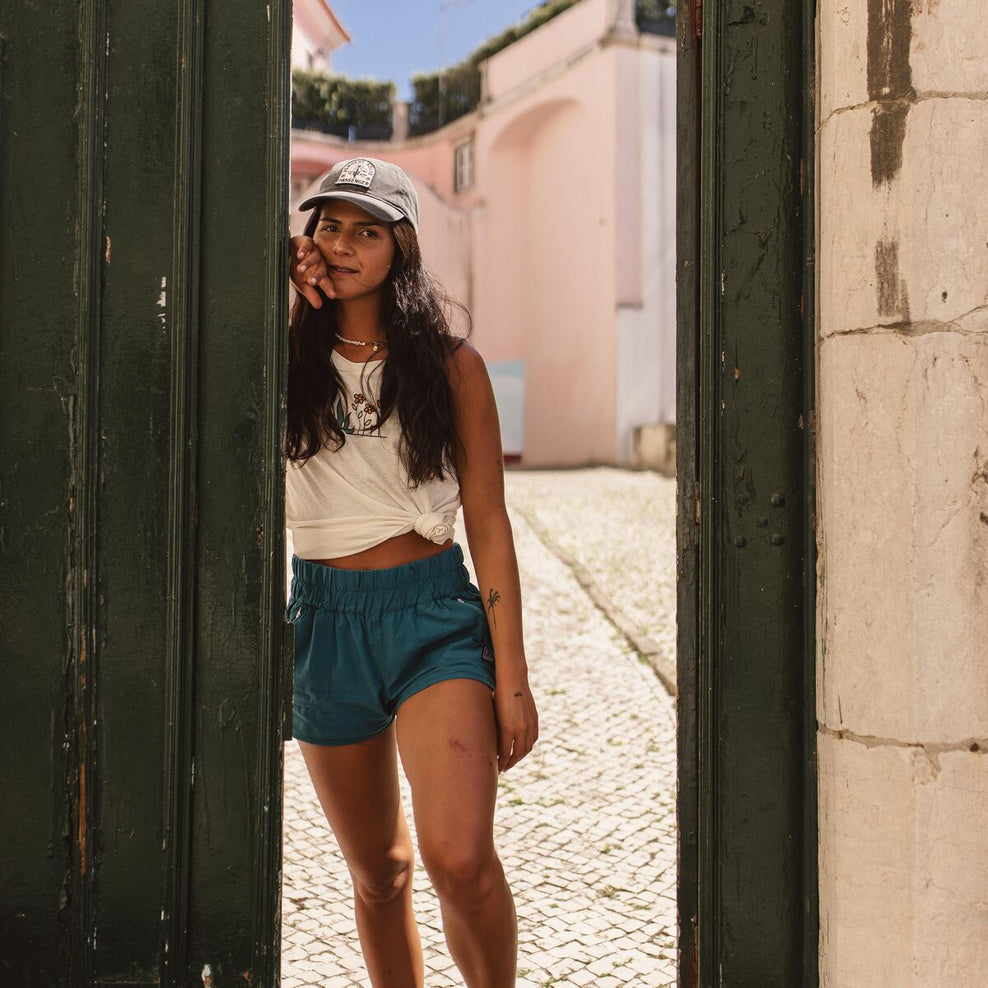 Passenger Out There Organic All Purpose Swim Short Blue Coral