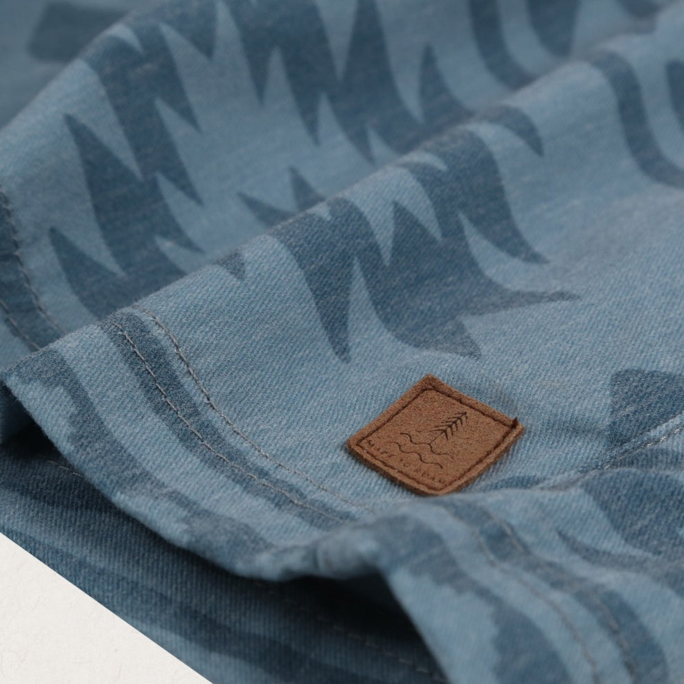 Passenger Del Sur Shorts Faded Denim Adrift