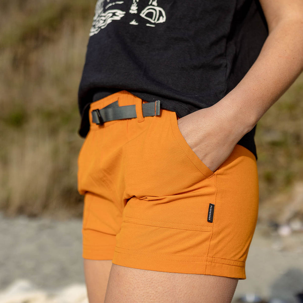 Passenger Del Sur All Purpose Shorts Sunrise Orange