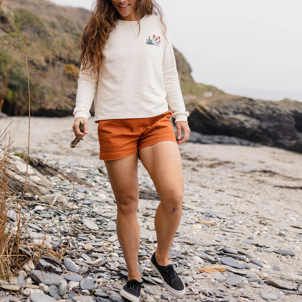 Passenger Del Sur Organic Cotton Shorts Bombay Brown