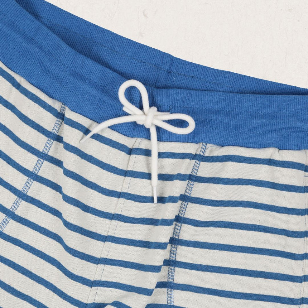 Passenger Tigard Hemp Jog Short Soft Cobalt Stripe