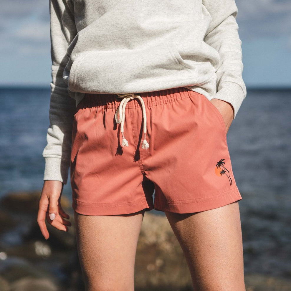 Passenger Deck All Purpose Swim Short Mango Orange