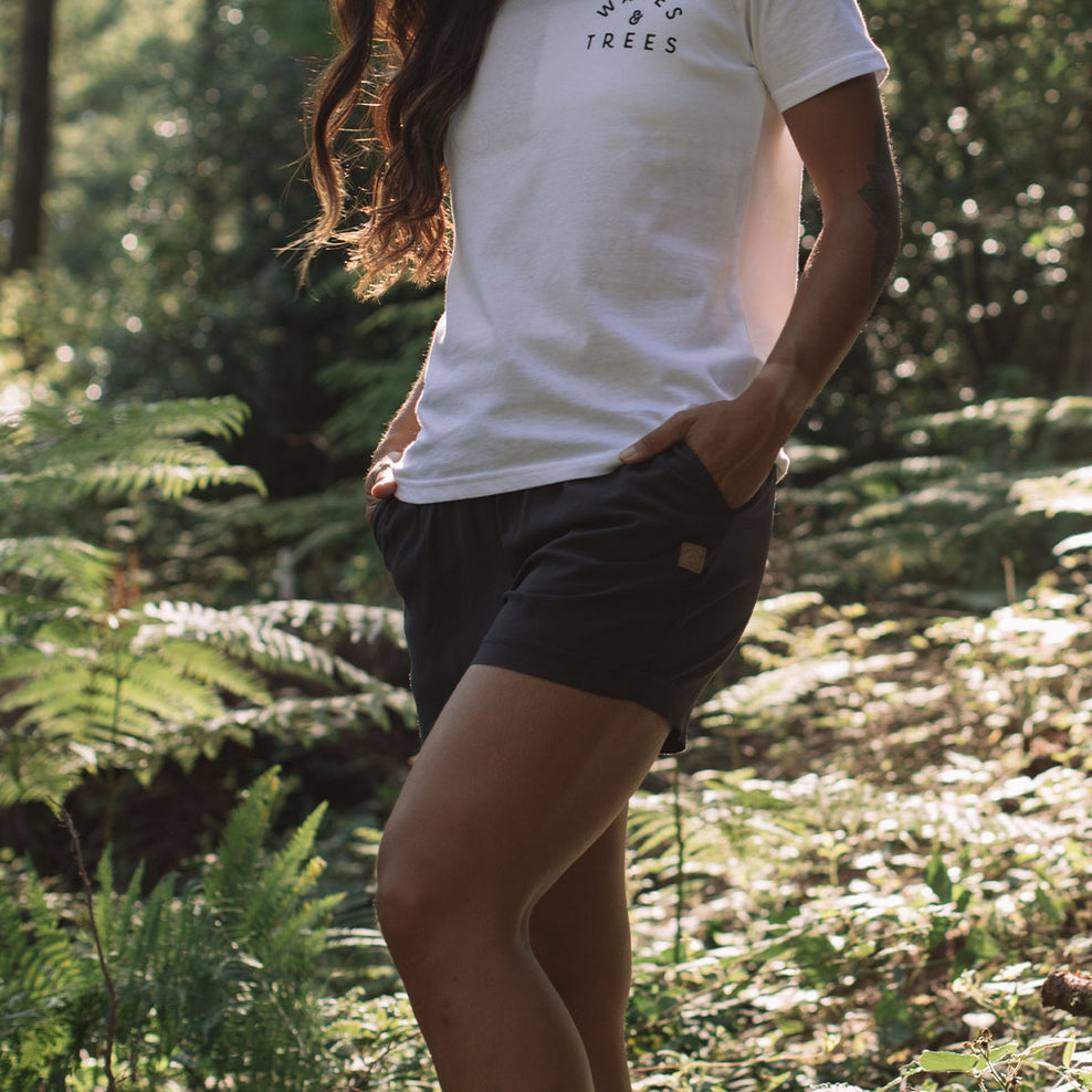 Passenger Jo Jo Shorts Charcoal (Woven)