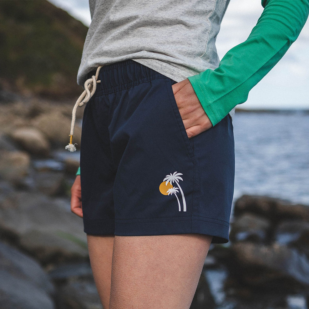 Passenger Deck All Purpose Swim Short Blue Nights