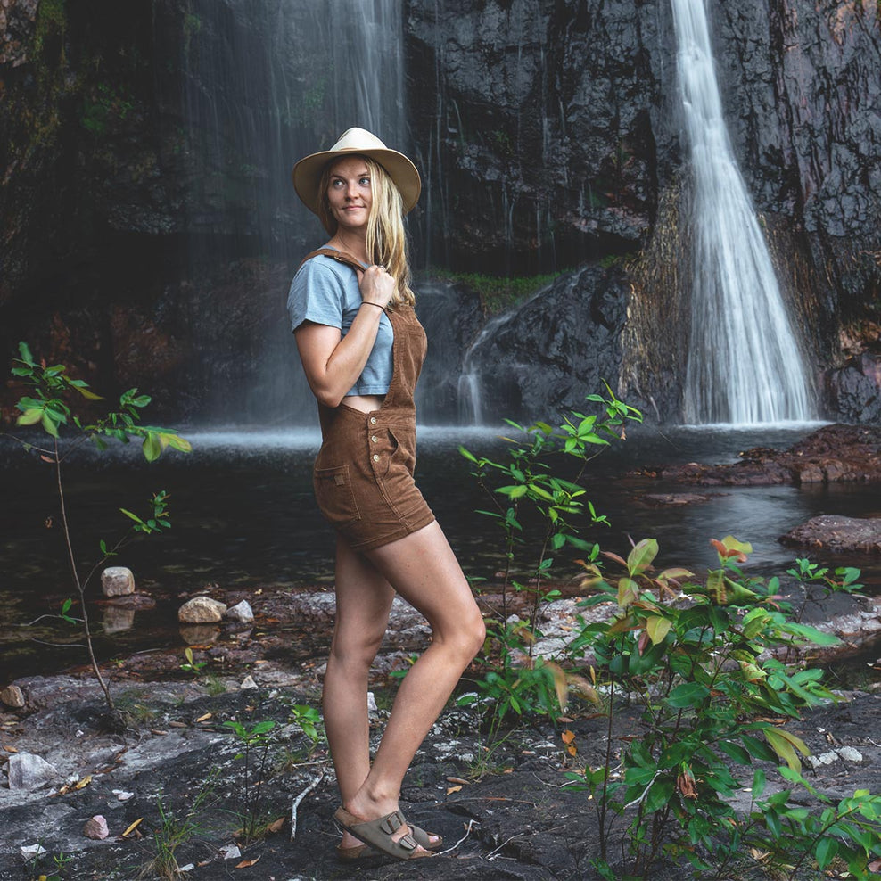 Passenger Roamologist Recycled Cord Dungarees Coconut