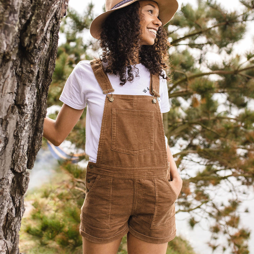 Passenger Roamologist Recycled Cord Dungarees Coconut