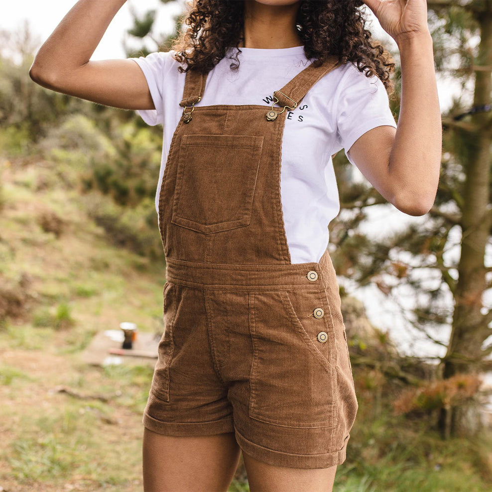 Passenger Roamologist Recycled Cord Dungarees Coconut