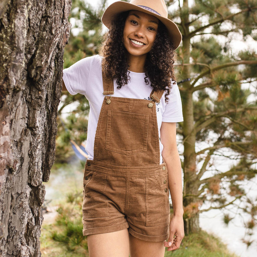 Passenger Roamologist Recycled Cord Dungarees Coconut