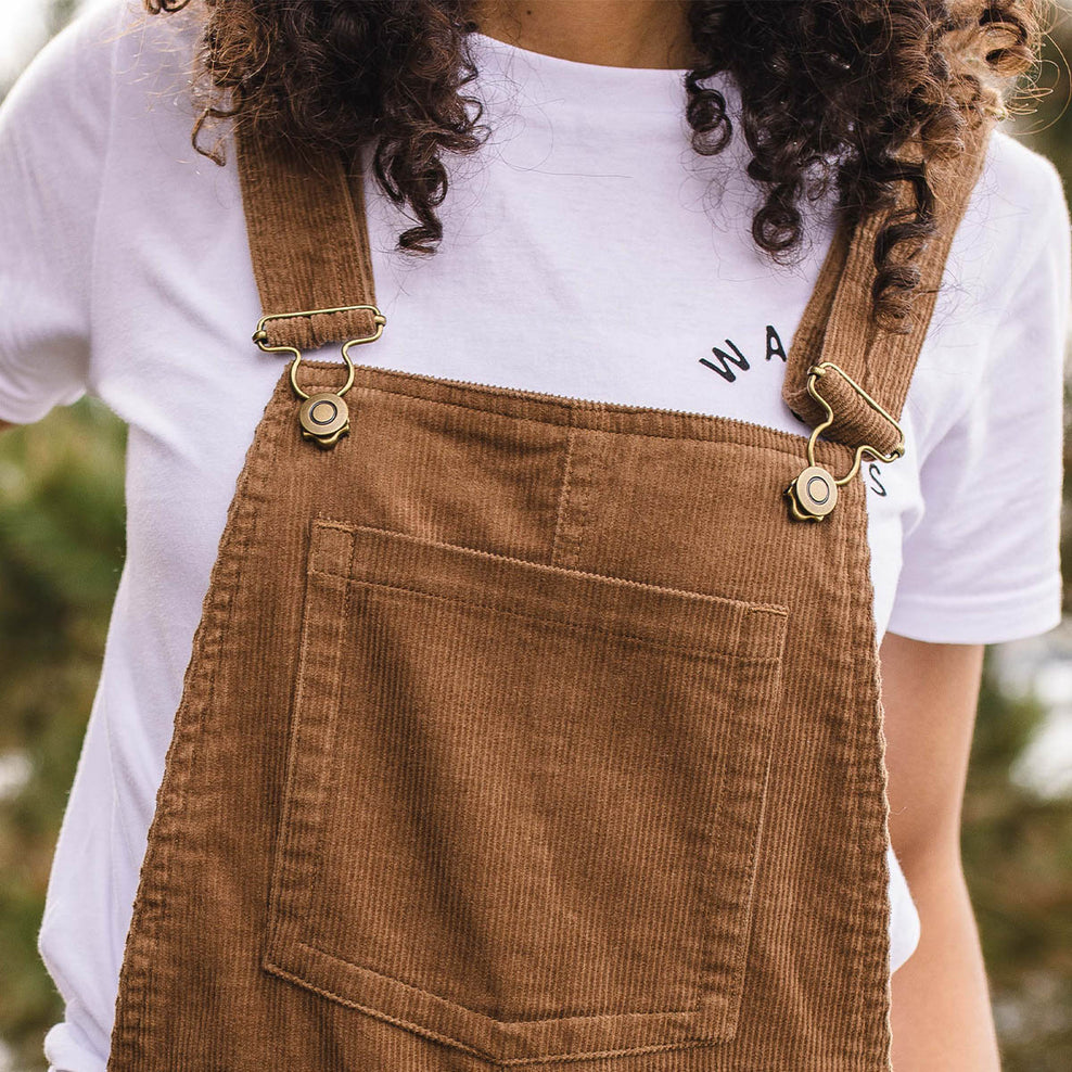 Passenger Roamologist Recycled Cord Dungarees Coconut