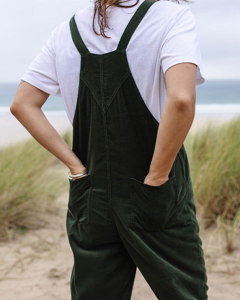 Passenger Meadows Cord Dungarees Fir Tree