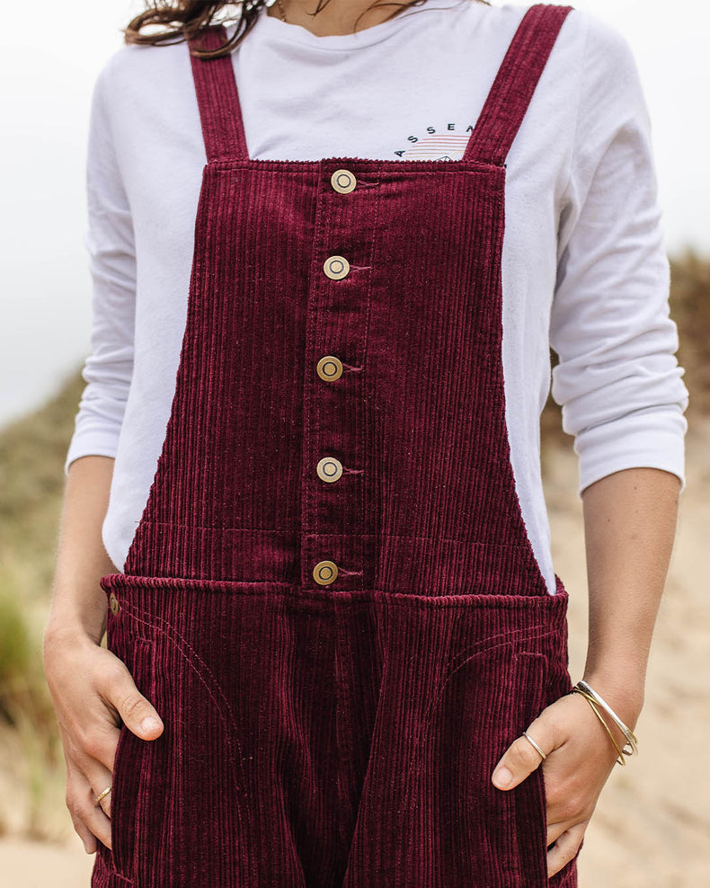 Passenger Tiaga Cord Dungarees Wine
