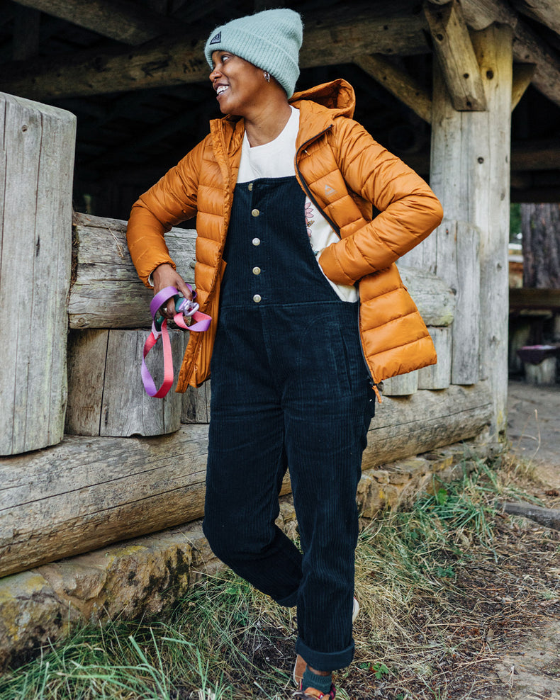 Passenger Tiaga Cord Dungarees Deep Navy