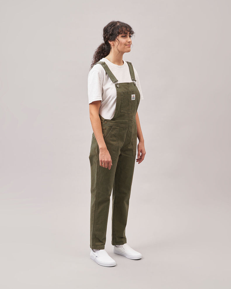 Passenger Roamist Organic Cotton Dungarees Khaki