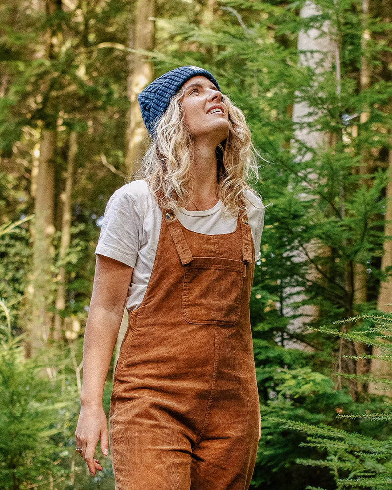 Passenger Meadows Cord Dungarees Coconut