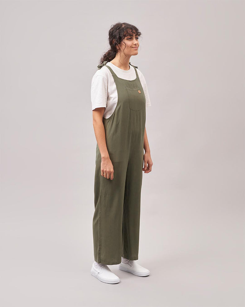 Passenger Lazy Day Dungarees Khaki