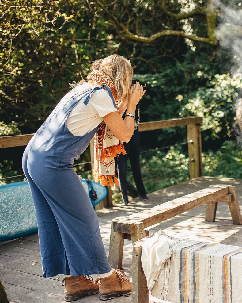 Passenger Lazy Day Dungarees Dark Denim