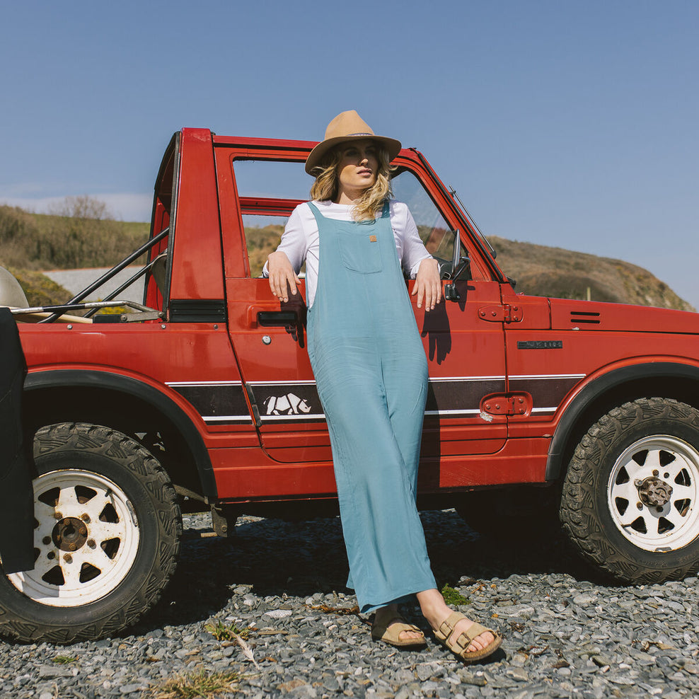 Passenger Lazy Day Dungarees Ocean Blue