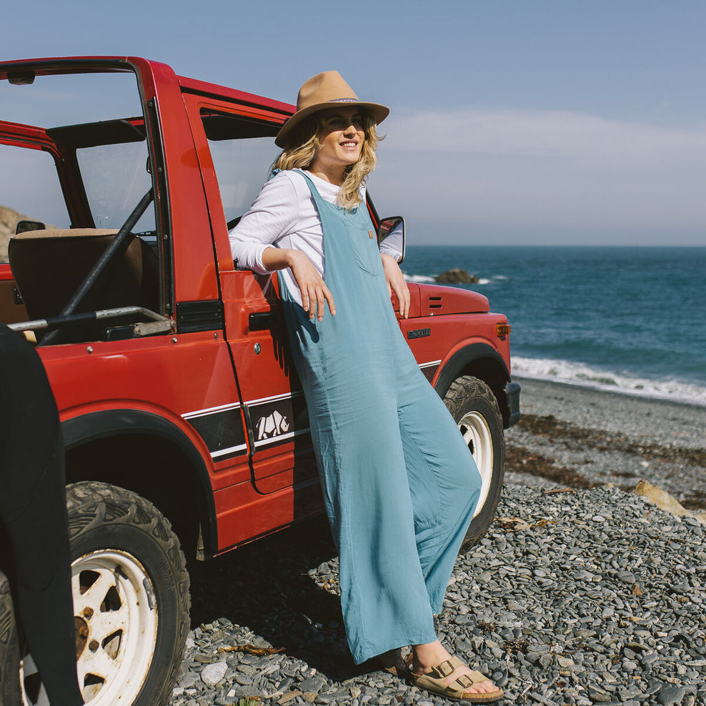 Passenger Lazy Day Dungarees Ocean Blue