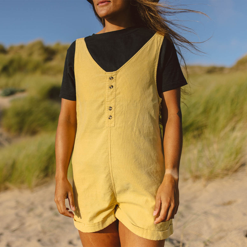 Passenger Fun Days Recycled Cord Playsuit Jojoba