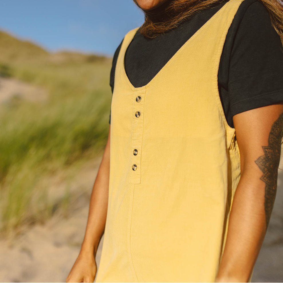 Passenger Fun Days Recycled Cord Playsuit Jojoba