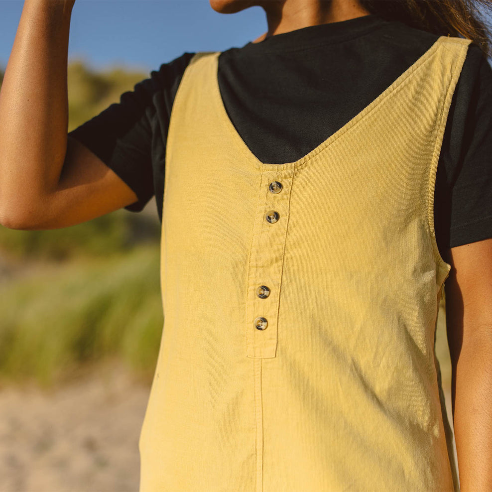 Passenger Fun Days Recycled Cord Playsuit Jojoba