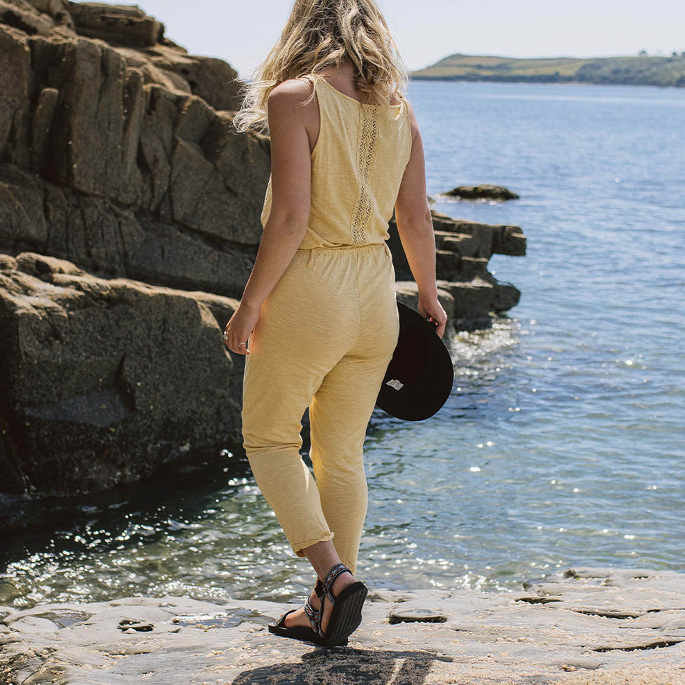 Passenger Eva Recycled Cotton Jumpsuit Jojoba