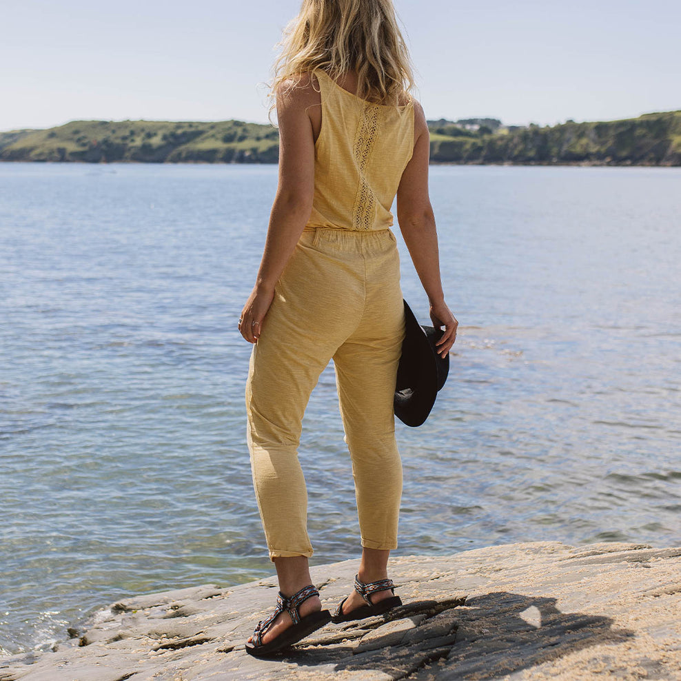Passenger Eva Recycled Cotton Jumpsuit Jojoba