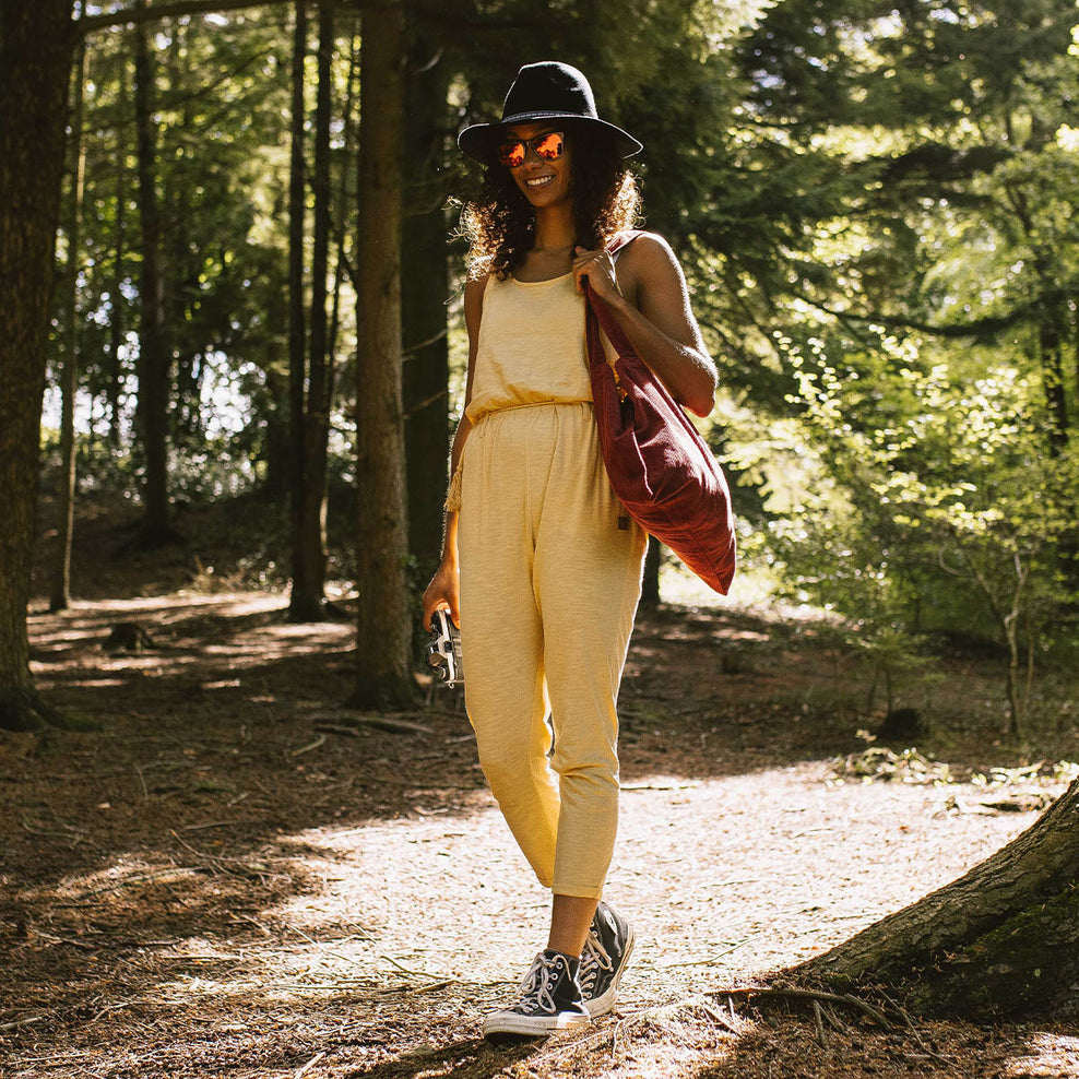 Passenger Eva Recycled Cotton Jumpsuit Jojoba