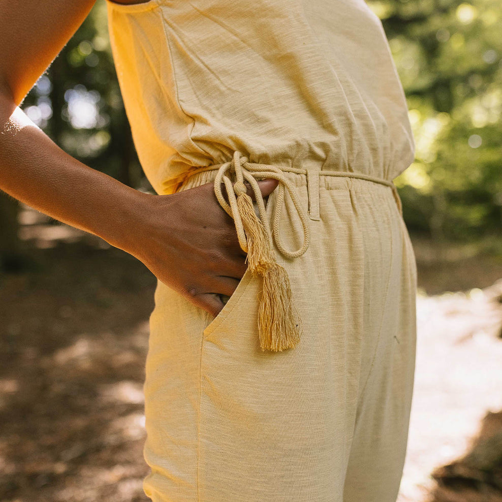 Passenger Eva Recycled Cotton Jumpsuit Jojoba
