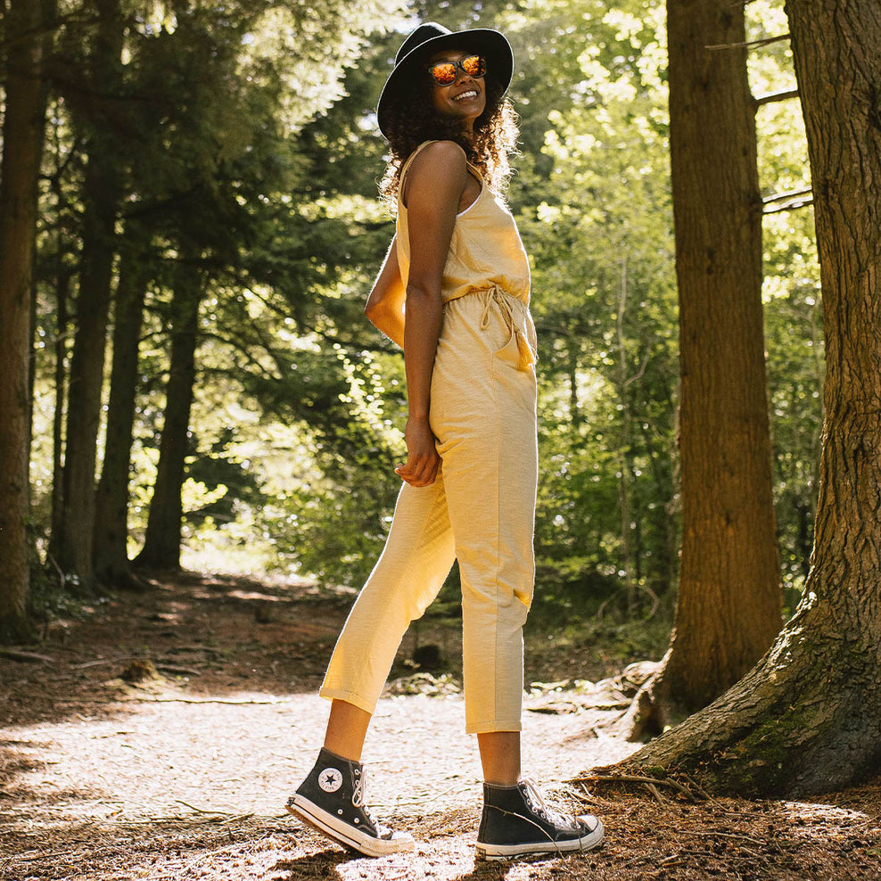 Passenger Eva Recycled Cotton Jumpsuit Jojoba