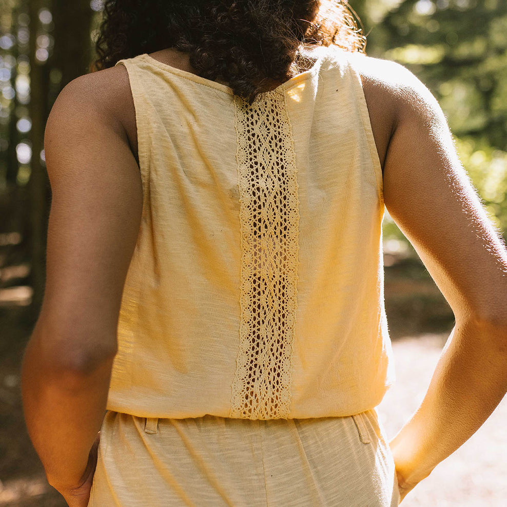 Passenger Eva Recycled Cotton Jumpsuit Jojoba