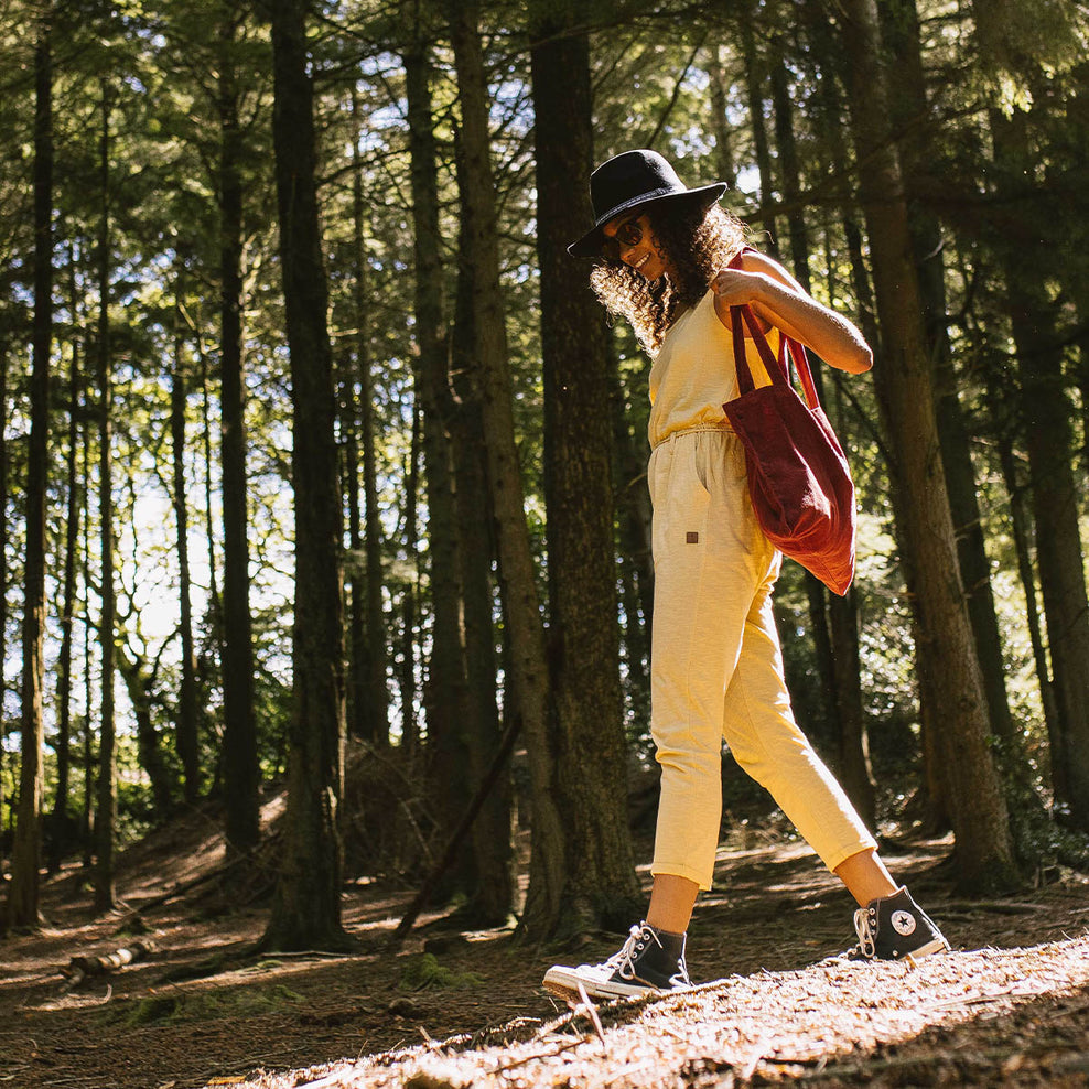 Passenger Eva Recycled Cotton Jumpsuit Jojoba